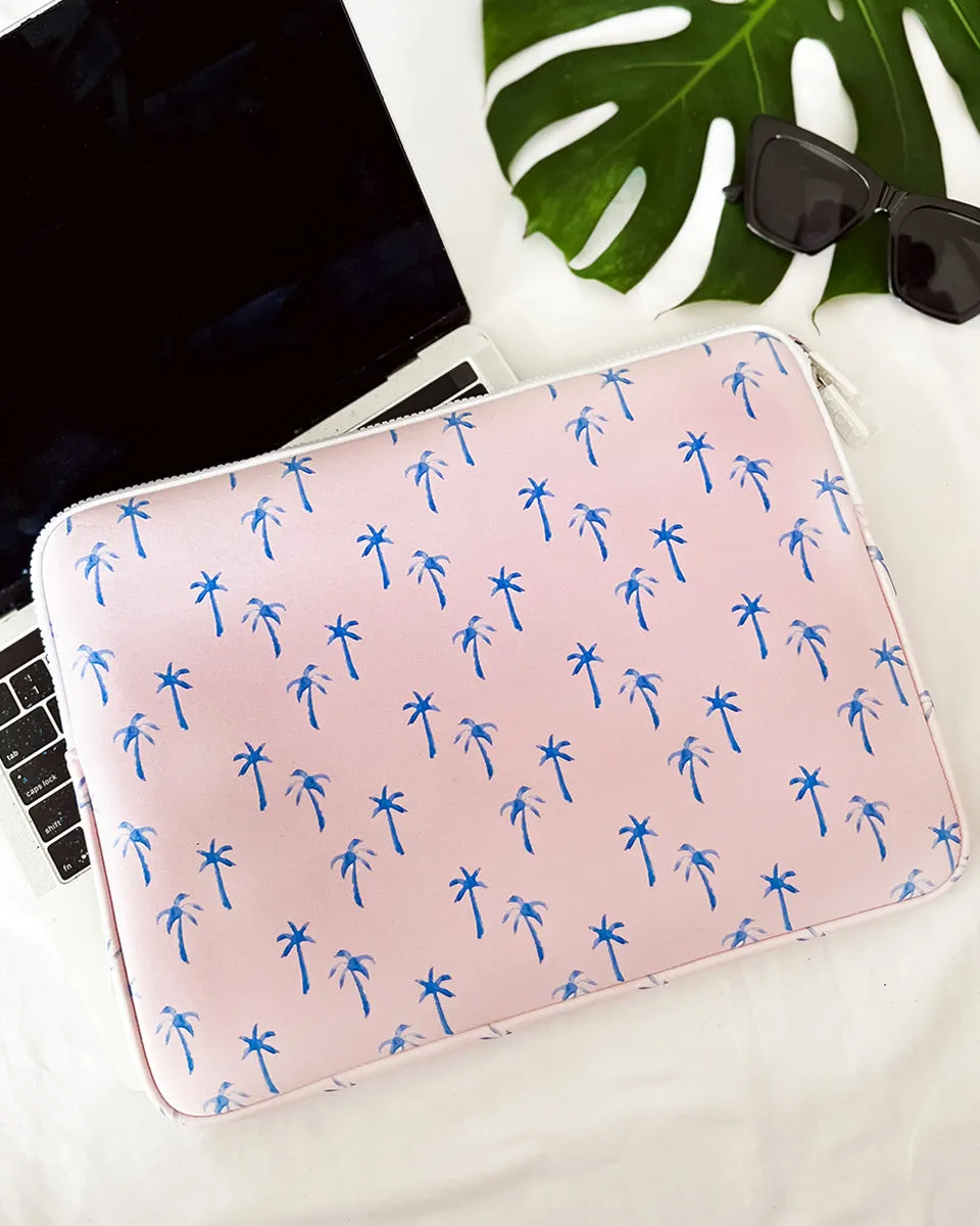 *15.5in Palms on Pink Laptop Case