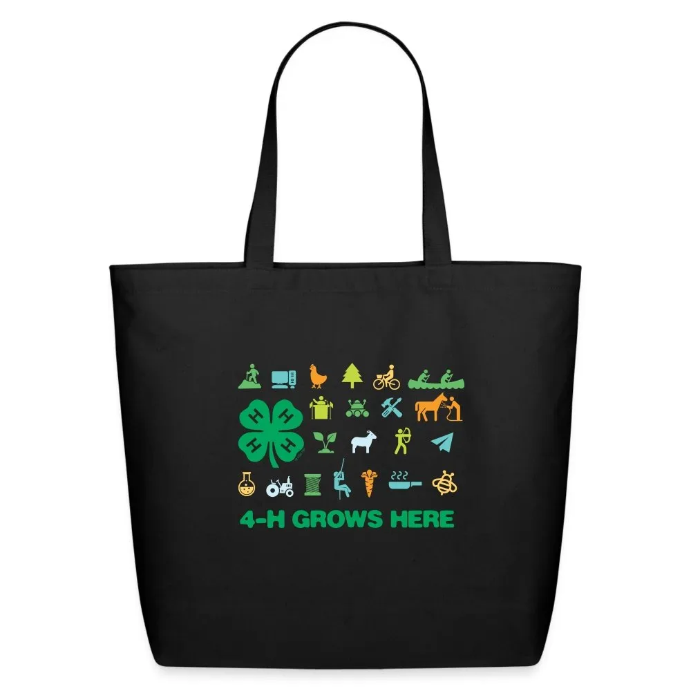 4-H Grows Here Eco-Friendly Cotton Icon Tote