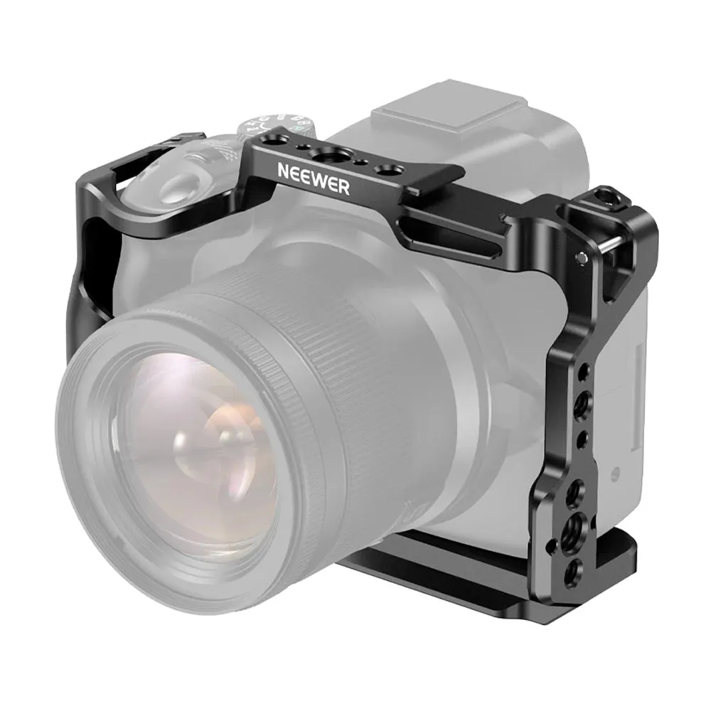 Aluminum Camera Cage for Canon Eos R50 Nato Rail 1/4 Threads 3/8 Arri Holes