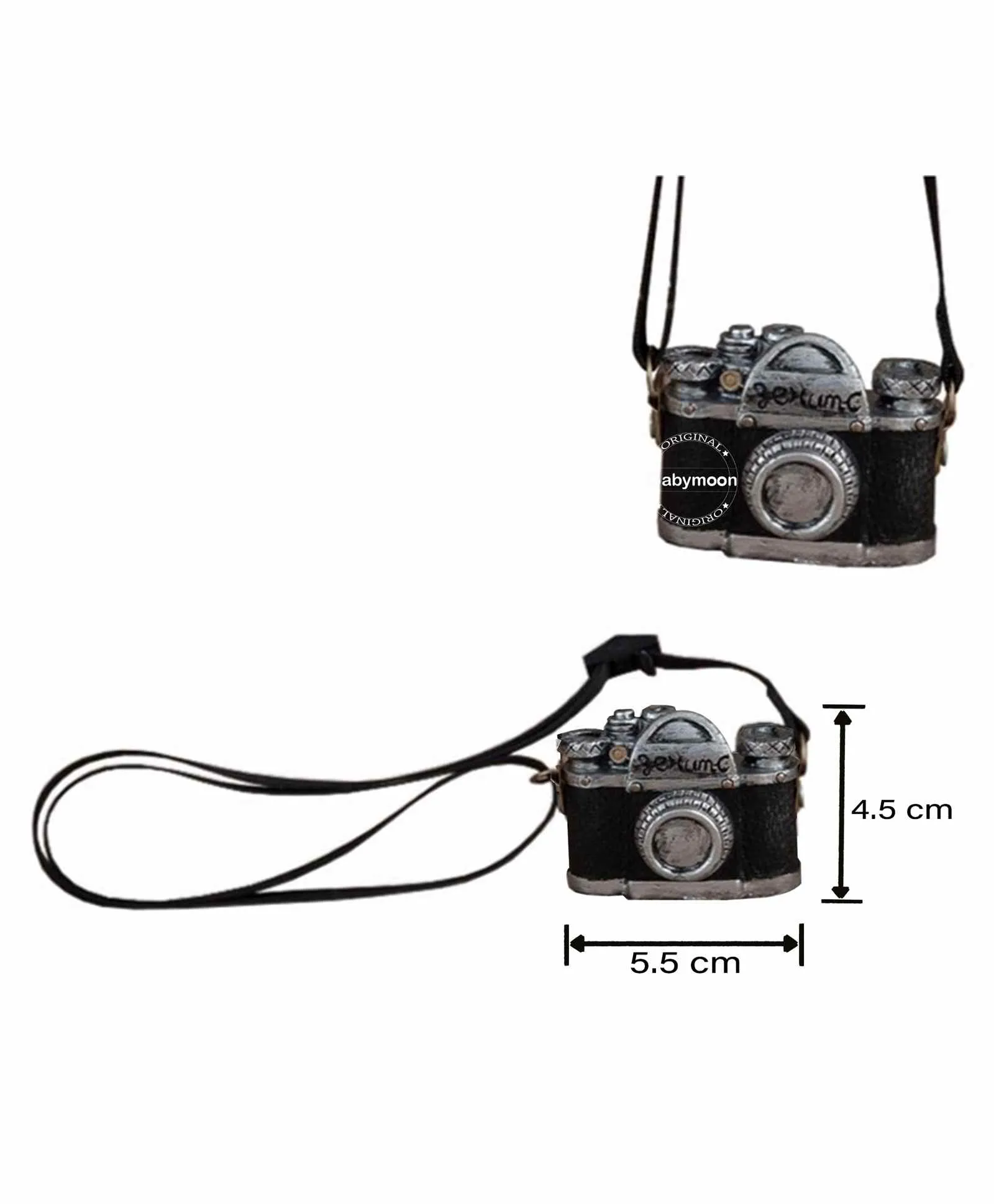 Babymoon Metal Camera Photoshoot Prop - Black