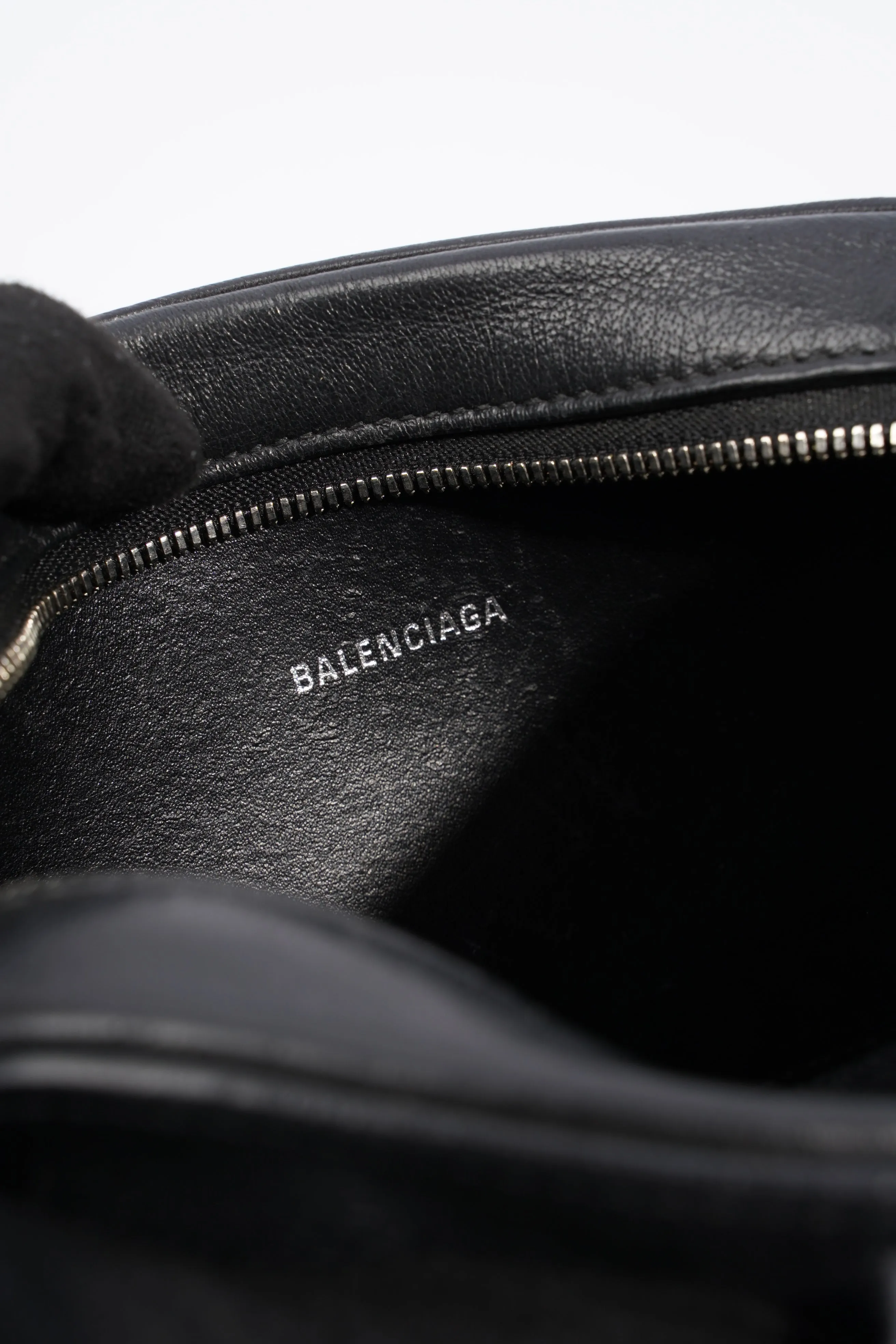 Balenciaga Everyday Camera Bag Black Leather XS