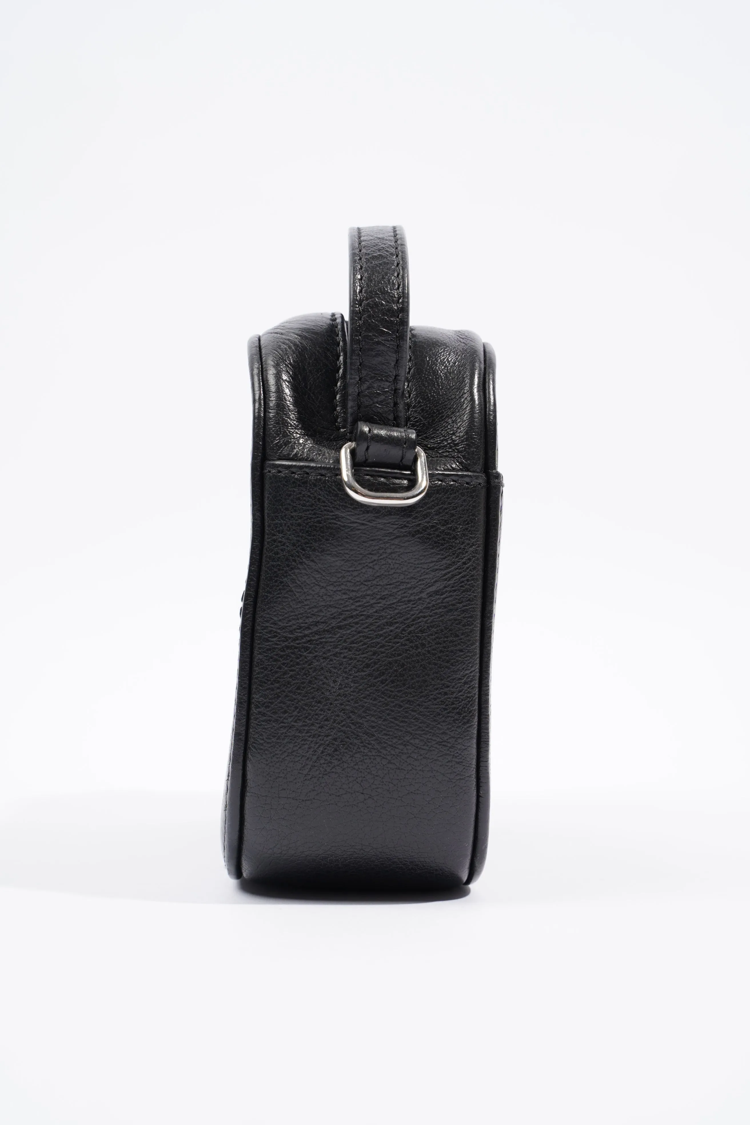 Balenciaga Everyday Camera Bag Black Leather XS