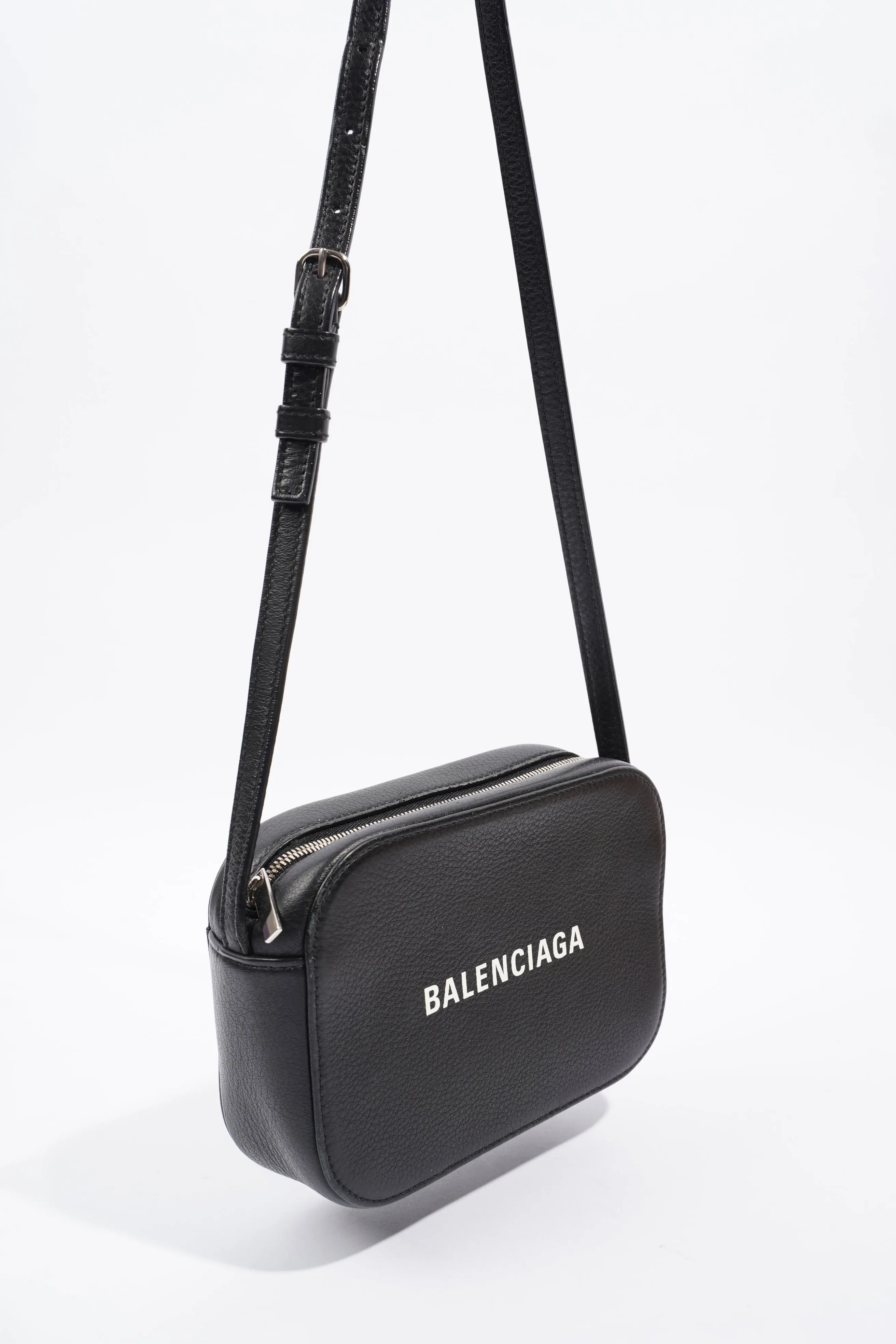 Balenciaga Everyday XS Camera Bag Black Leather