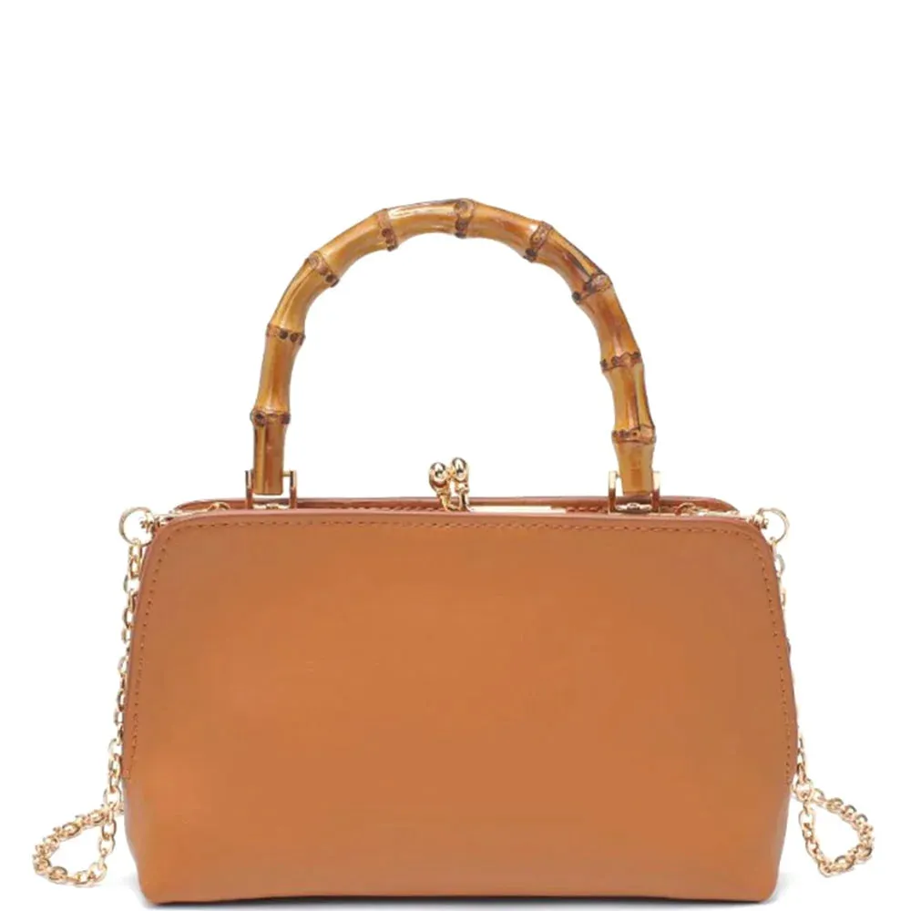 Bamboo Handle Tori Crossbody Bag