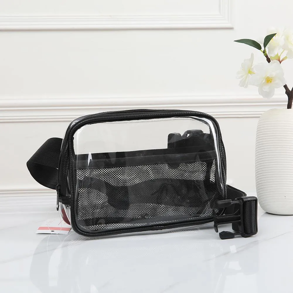 Black Clear Fanny Bag