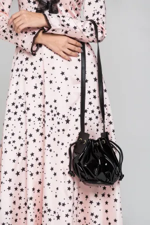 Black Patent Mini Hobo bag