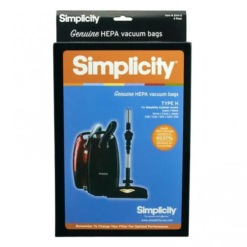 Canister Genuine HEPA Bags SHH-6