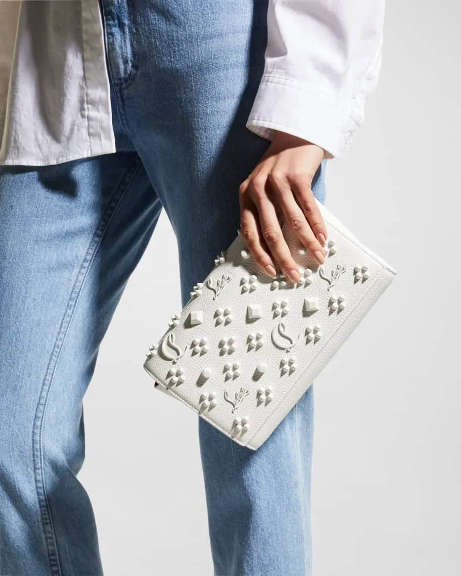 Christian Louboutin Embellished Paloma Convertible Clutch