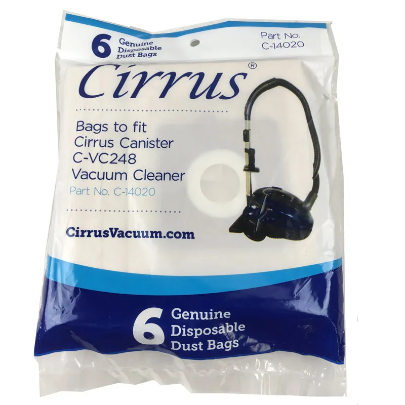 Cirrus Canister Vacuum Bags (6-Pack) [C-14020]