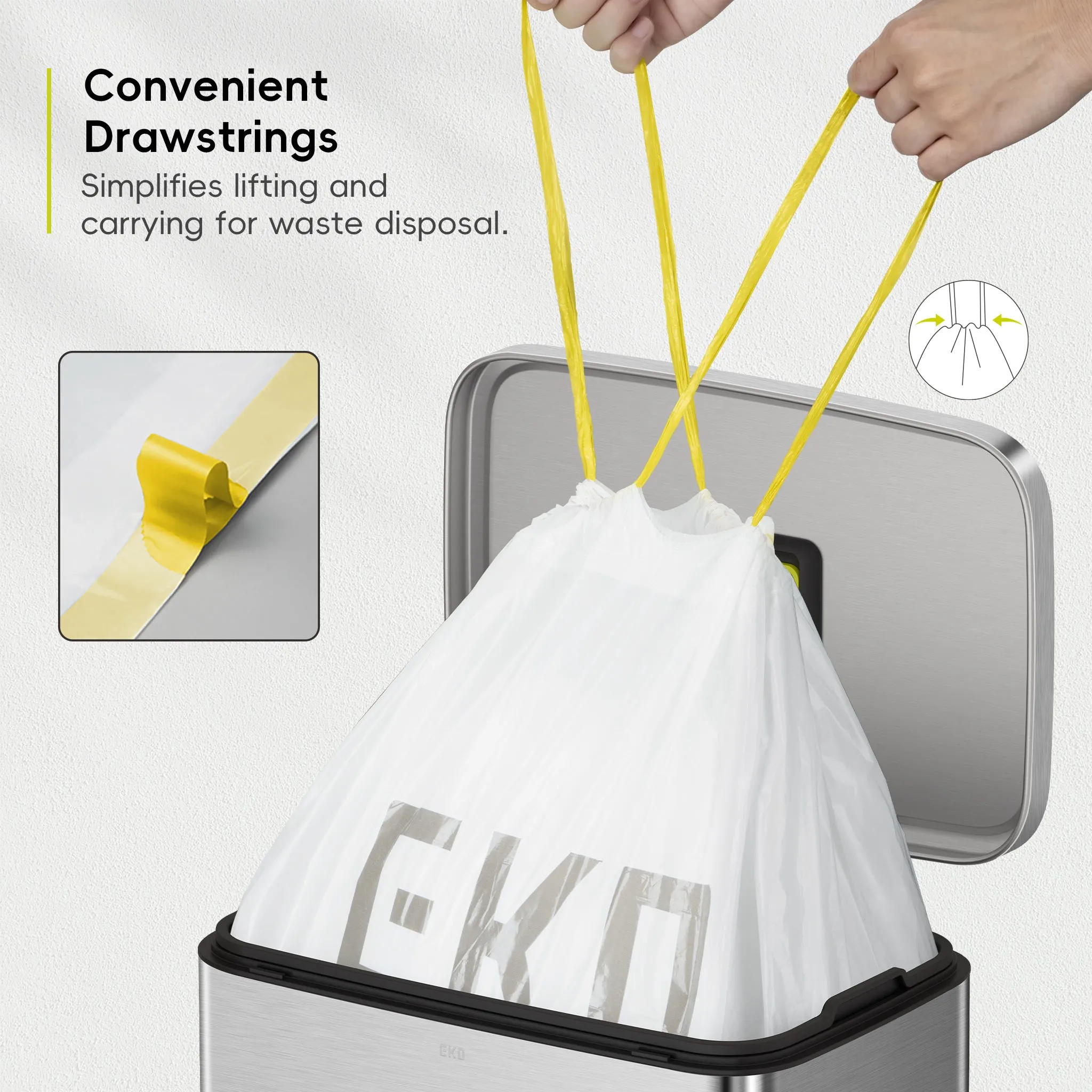 Code F - 13 Gallon Trash Bag - 60 Count