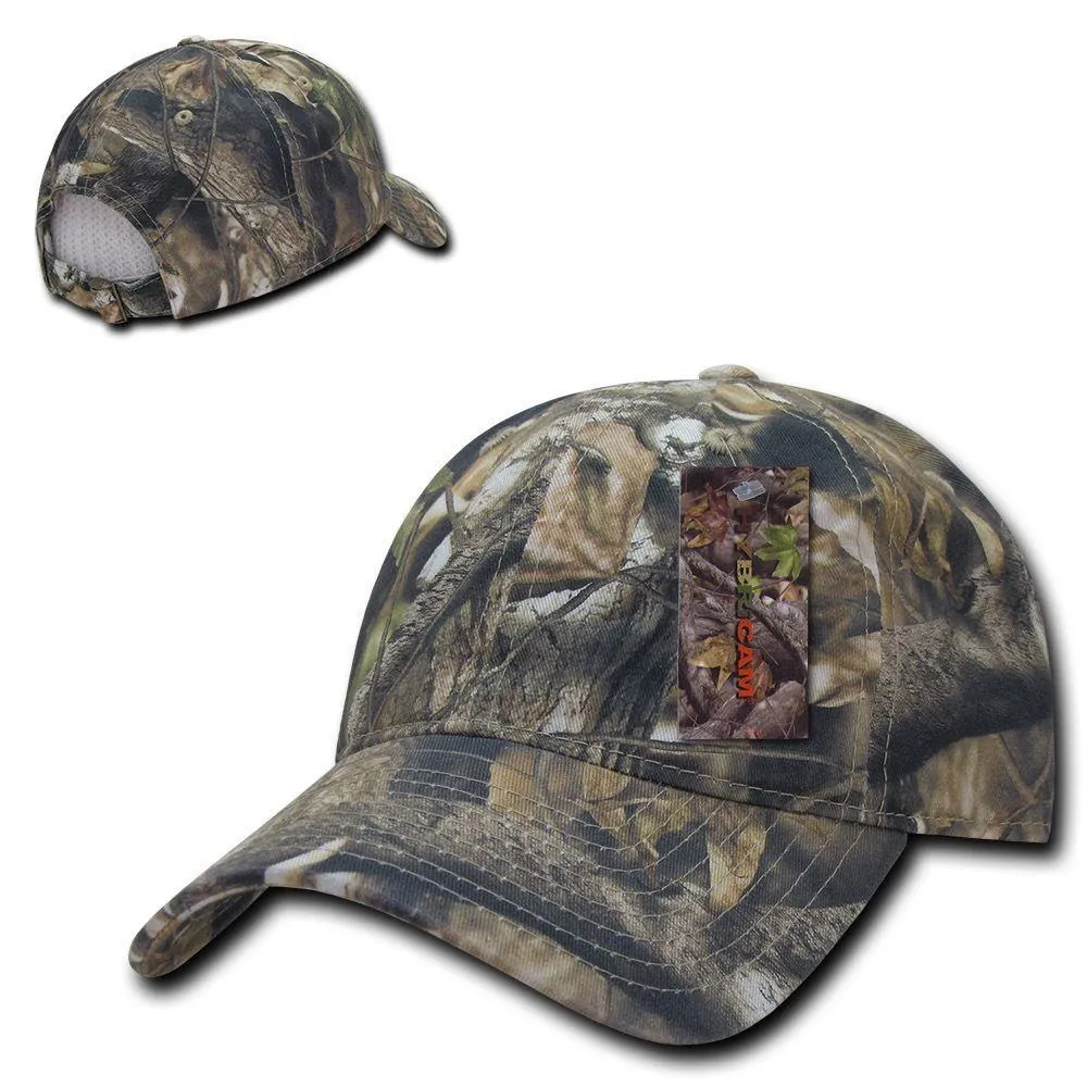 Decky Camouflage Relaxed Hybricam 6 Panel Hunting Army Cotton Caps Hats
