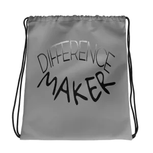 Difference Maker Drawstring Bags