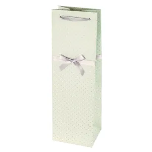 Elegant Blue and Silver Wine Bag by Cakewalk