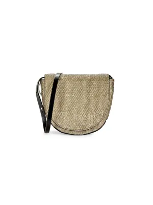 Ganni Metallic Convertible Shoulder Bag, Yellow