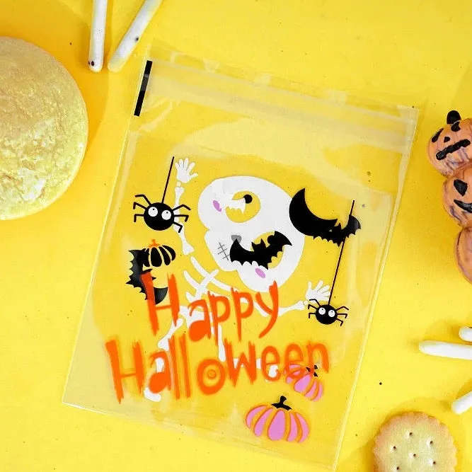 Halloween Self-Adhesive Baking Packaging Bags