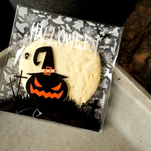 Halloween Self-Adhesive Baking Packaging Bags
