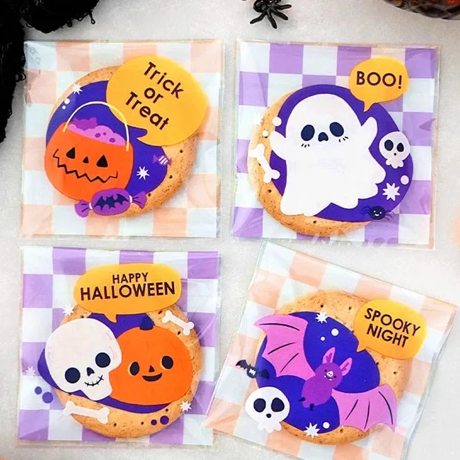 Halloween Self-Adhesive Baking Packaging Bags