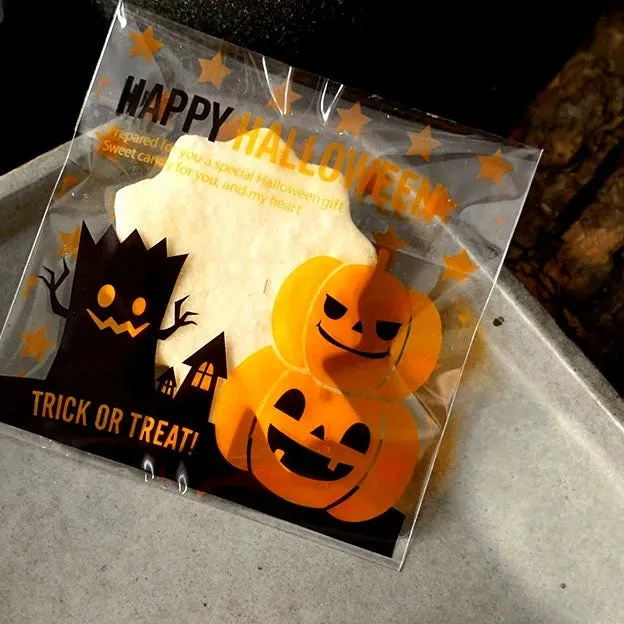Halloween Self-Adhesive Baking Packaging Bags