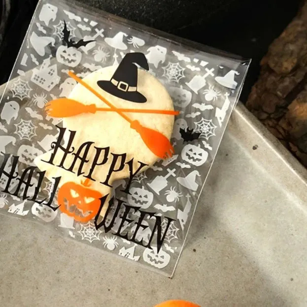 Halloween Self-Adhesive Baking Packaging Bags