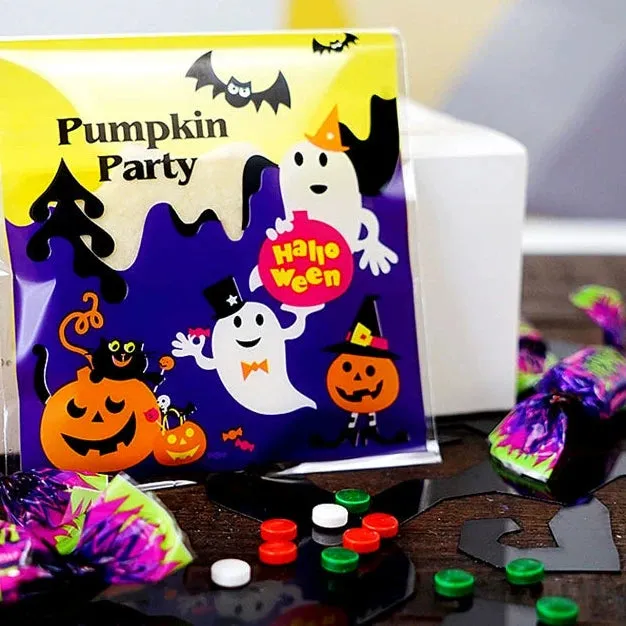 Halloween Self-Adhesive Baking Packaging Bags