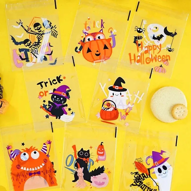 Halloween Self-Adhesive Baking Packaging Bags