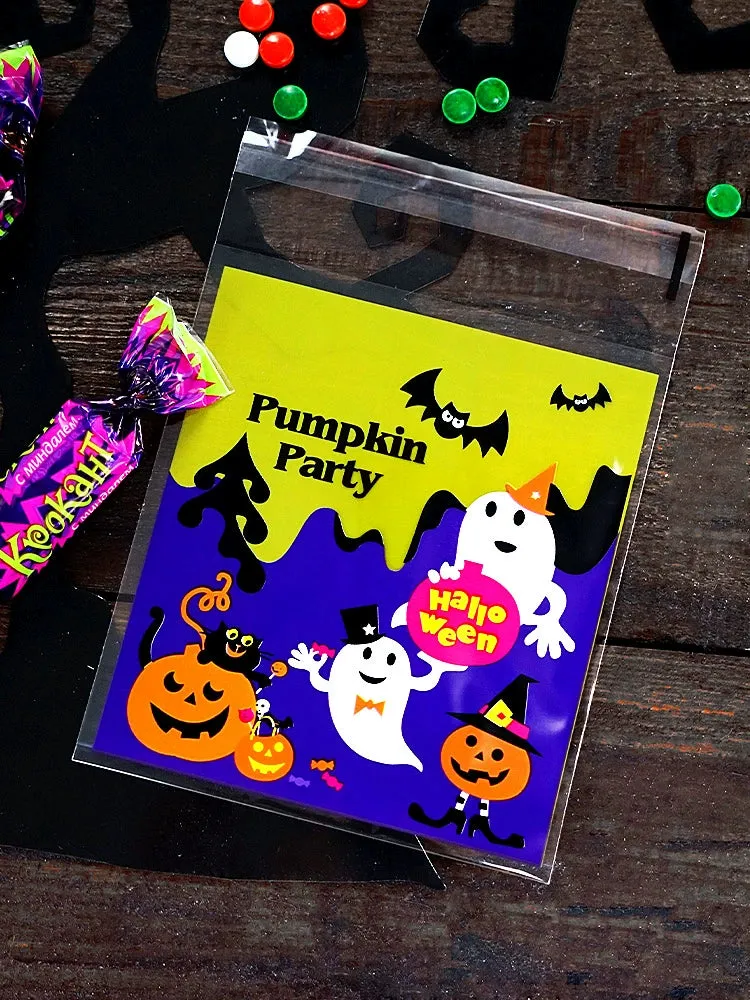 Halloween Self-Adhesive Baking Packaging Bags