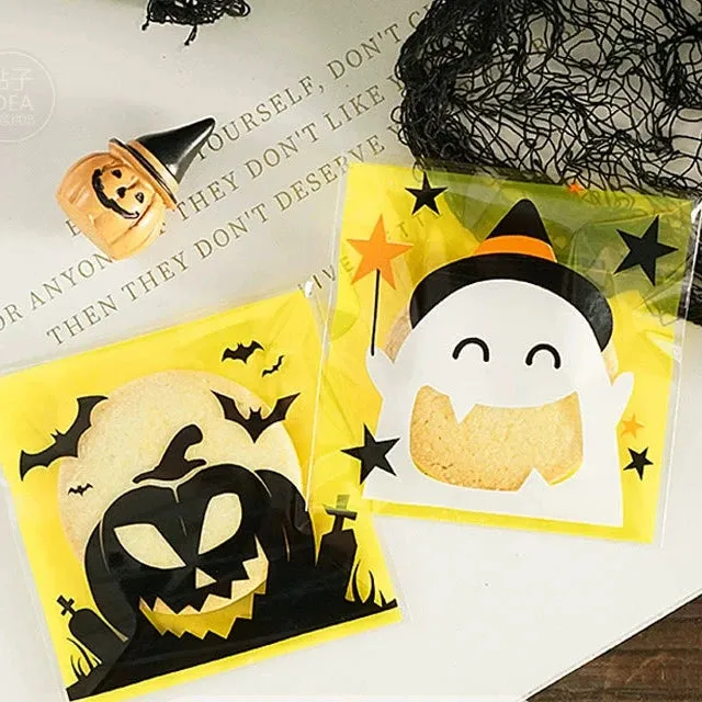 Halloween Self-Adhesive Baking Packaging Bags