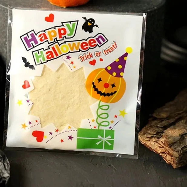 Halloween Self-Adhesive Baking Packaging Bags