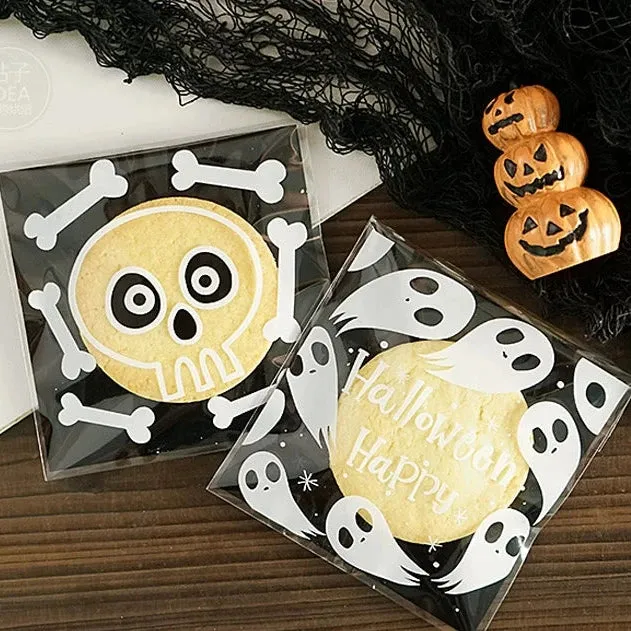 Halloween Self-Adhesive Baking Packaging Bags