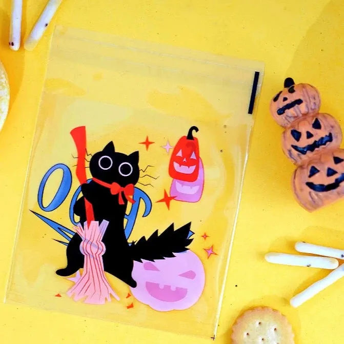 Halloween Self-Adhesive Baking Packaging Bags