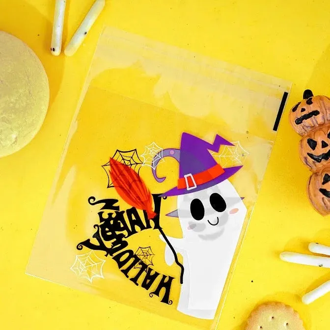 Halloween Self-Adhesive Baking Packaging Bags