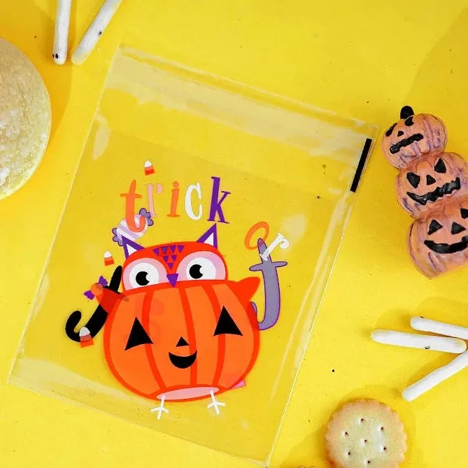 Halloween Self-Adhesive Baking Packaging Bags