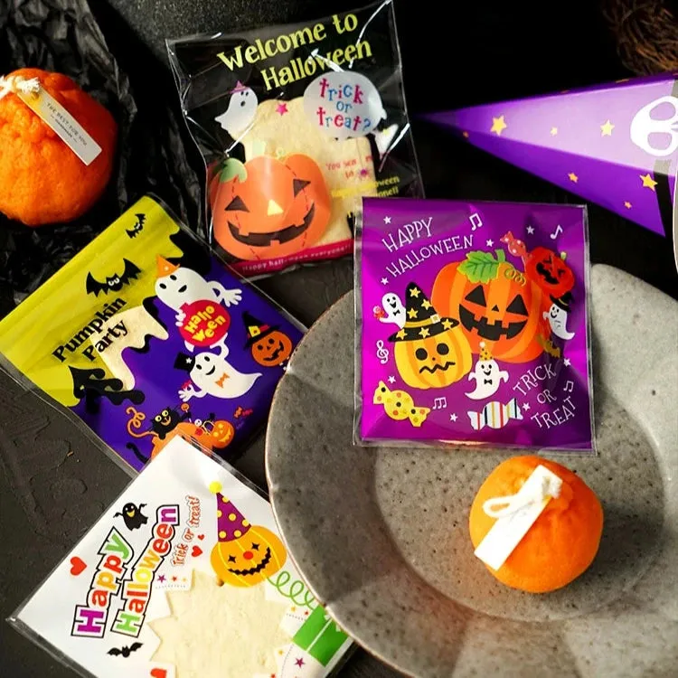 Halloween Self-Adhesive Baking Packaging Bags