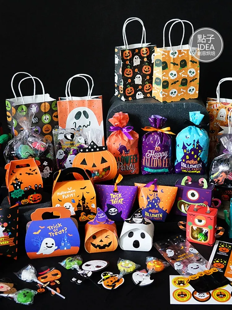 Halloween Self-Adhesive Baking Packaging Bags