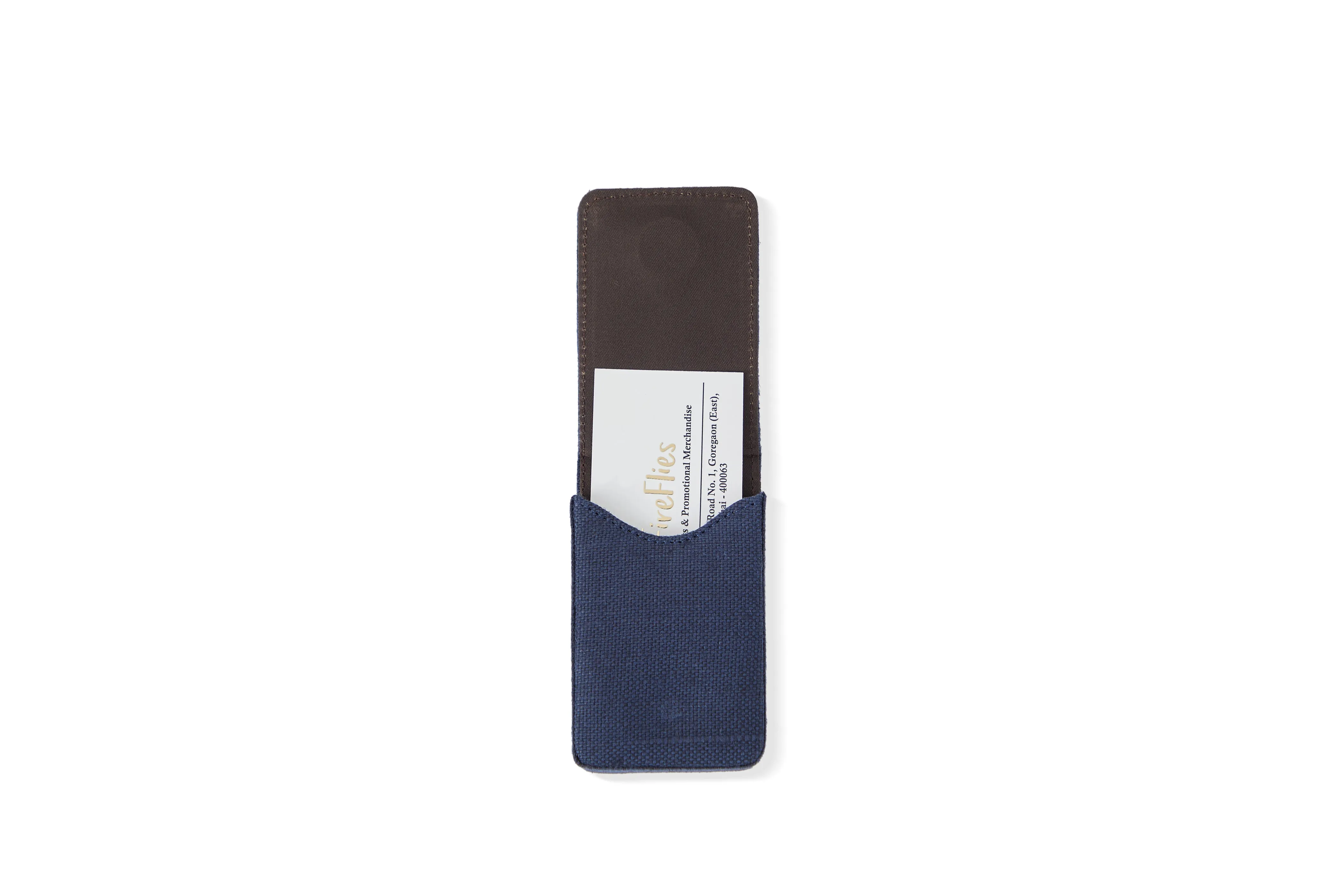 Hemp Fliptop Vertical Card Holder