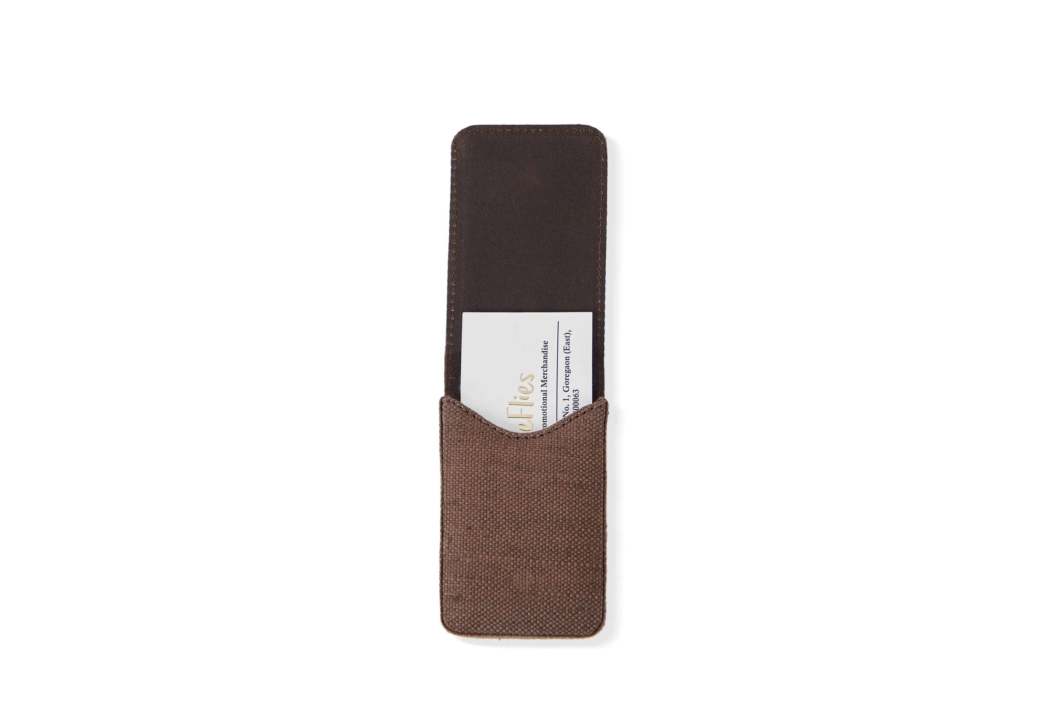 Hemp Fliptop Vertical Card Holder