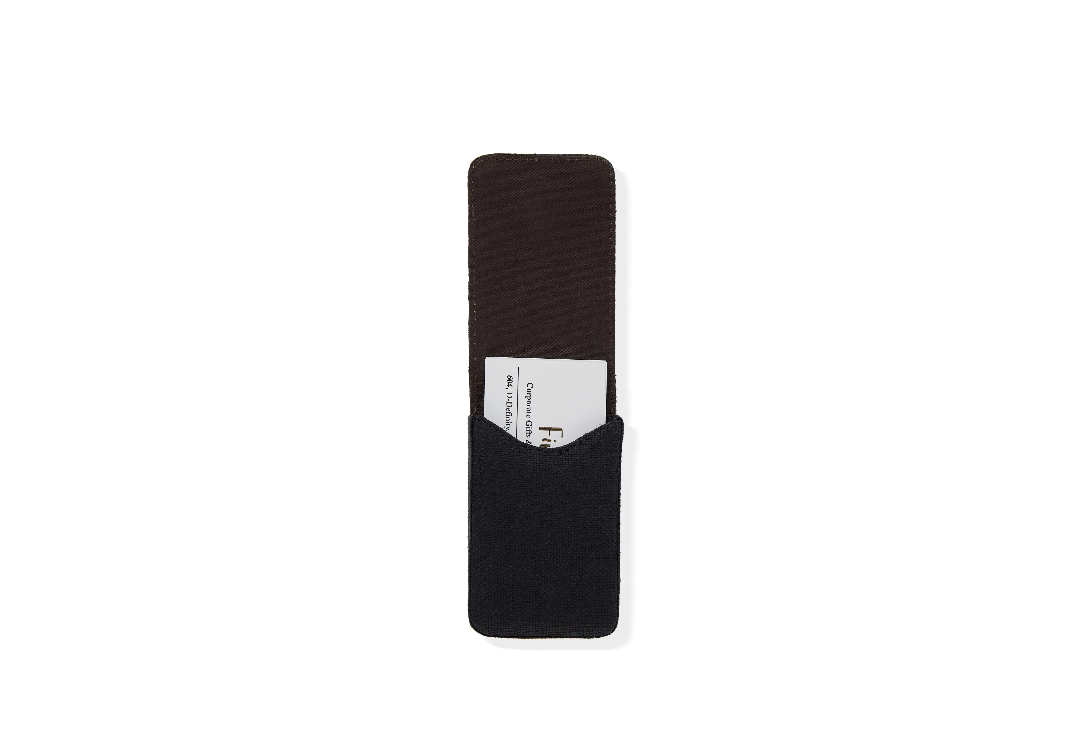 Hemp Fliptop Vertical Card Holder