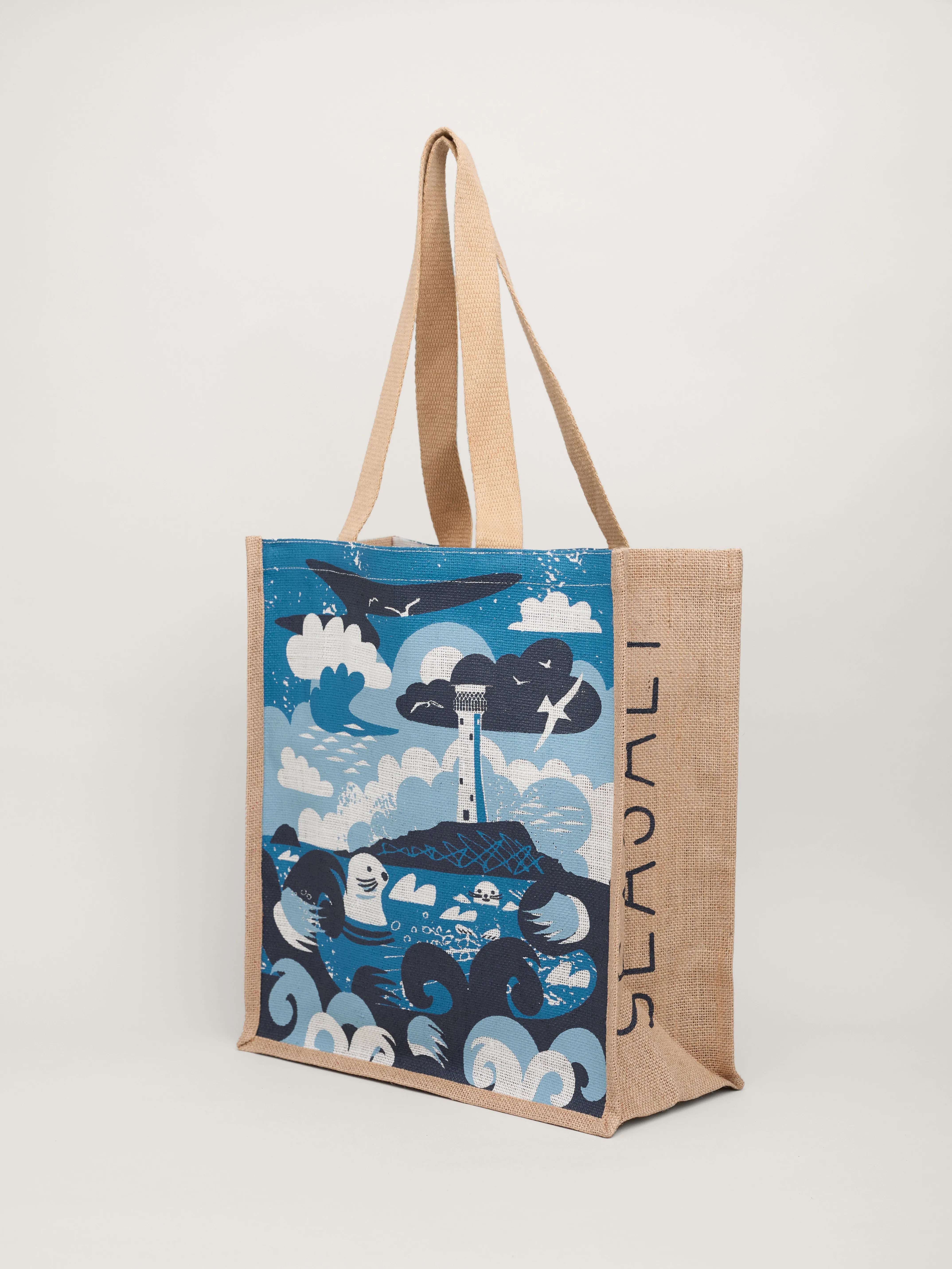Jute Shopper - Seals at Sennen Seashore