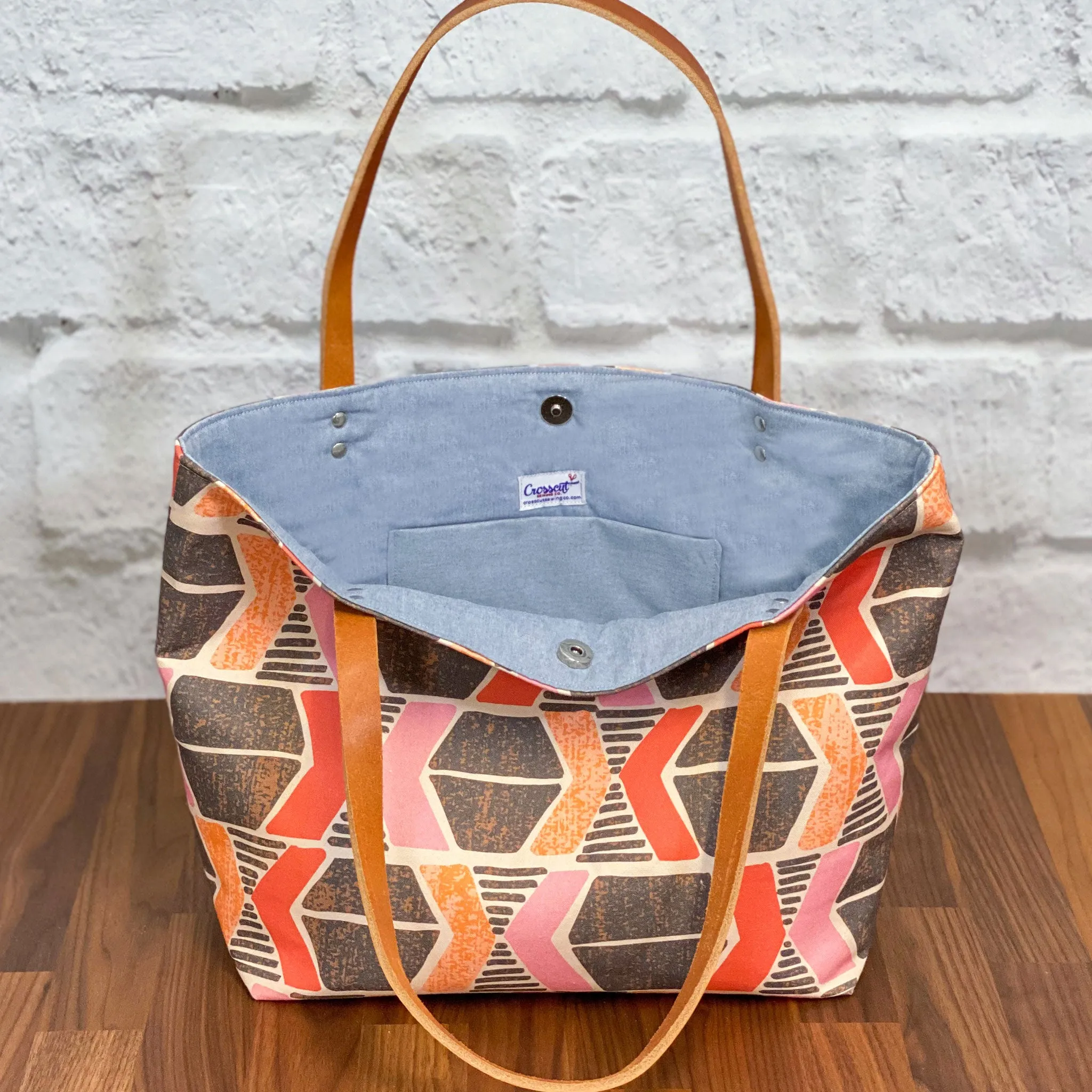Market Tote Bag Complete Kit - Yucatan Organic Canvas