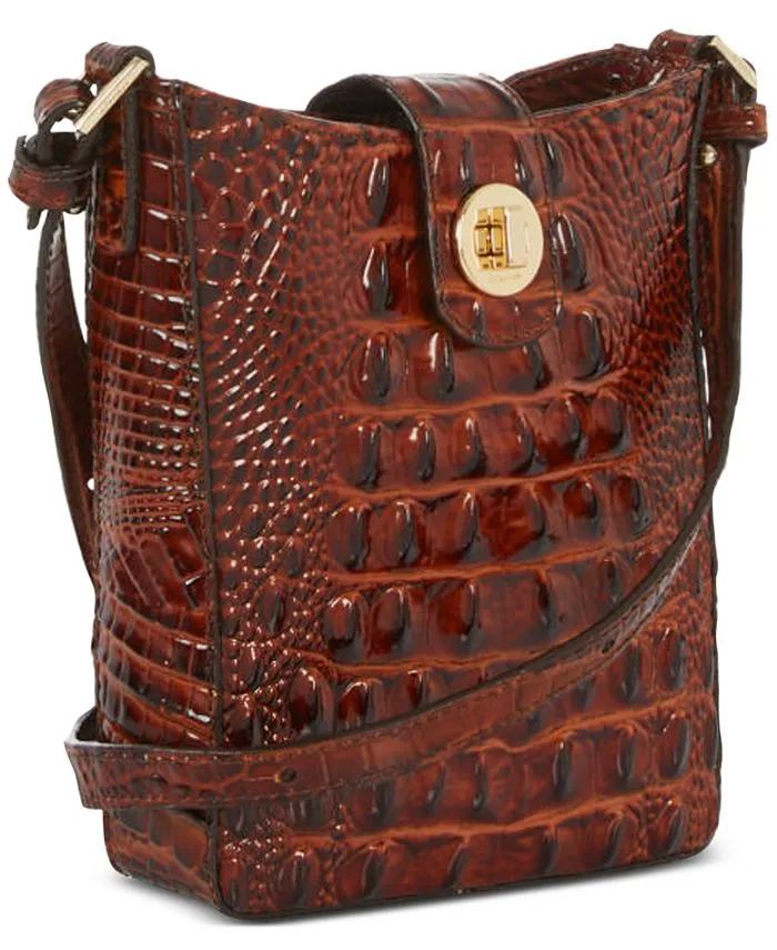 Marley Melbourne Brahmin Mini Leather Crossbody Bag, Brown