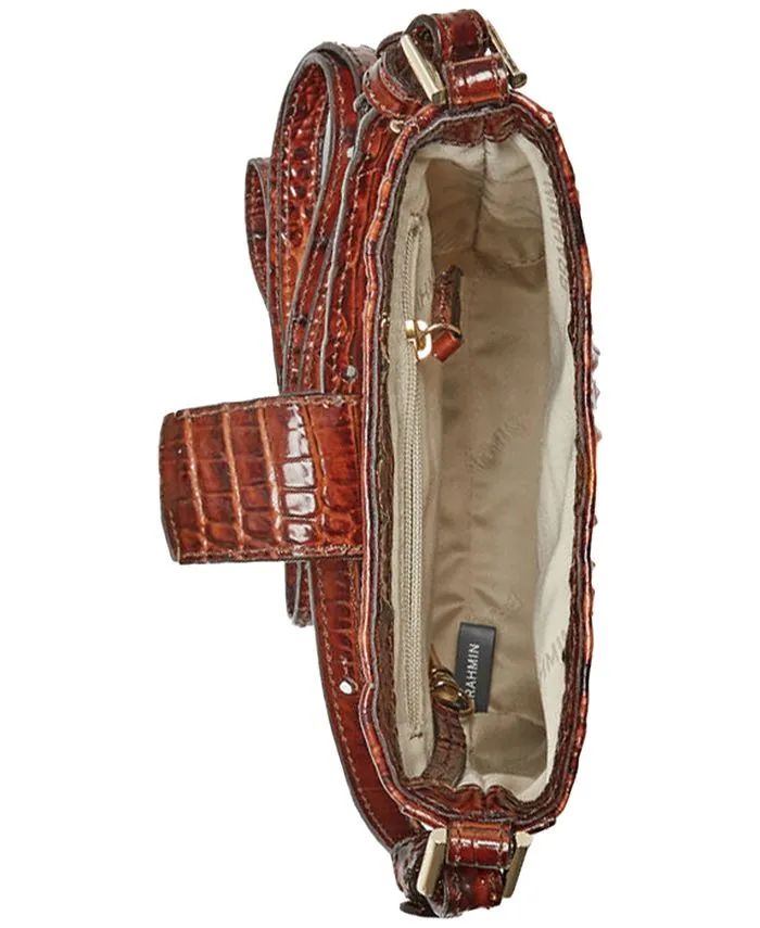 Marley Melbourne Brahmin Mini Leather Crossbody Bag, Brown