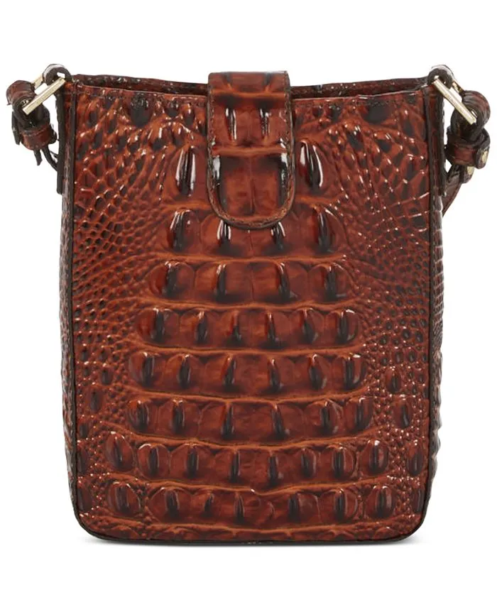 Marley Melbourne Brahmin Mini Leather Crossbody Bag, Brown