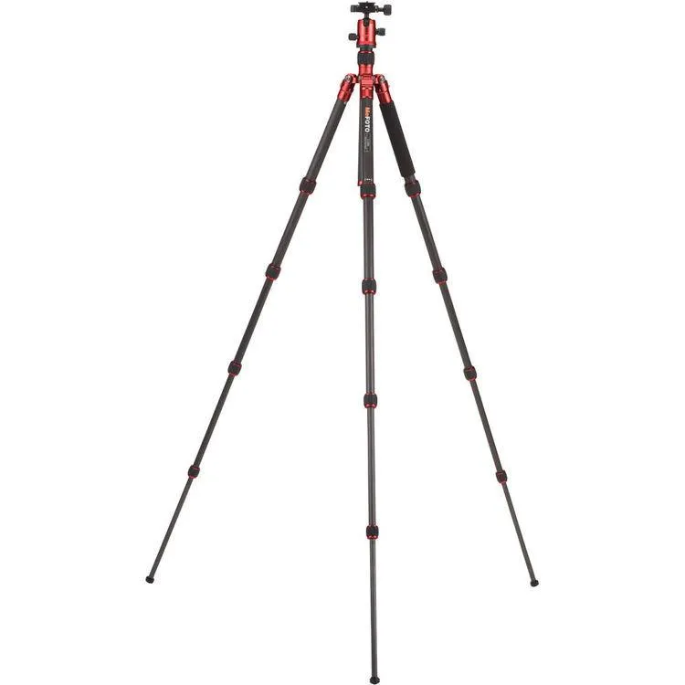 MeFOTO Roadtrip Convertible Tripod Kit Carbon Fibre - Red