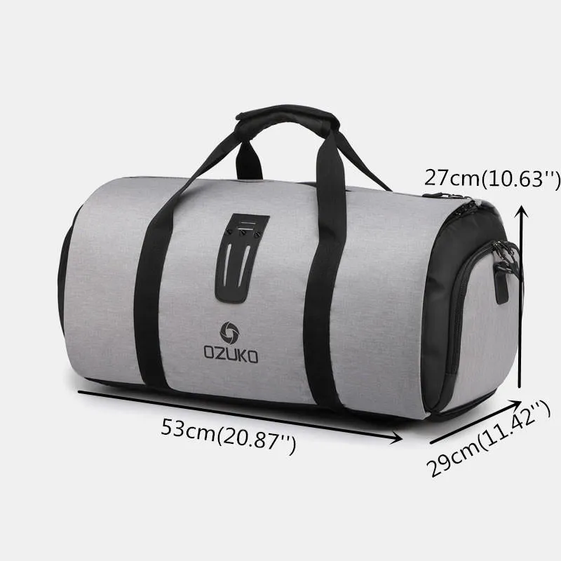 Men Large Capacity Multi-function Handbag Crossbody Bag Travel Bag Sport Bag