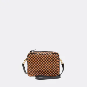 Midi Sac (Black & Natural Woven Checker)