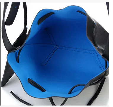 MIWIND Fashion 2016 candy color fashion all-match bucket bag  pu leather one shoulder cross-body women's handbags