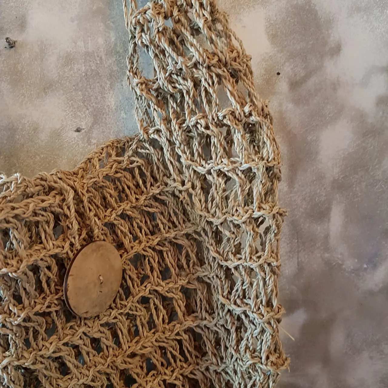 Natural Woven String Jute Shoulder Bag