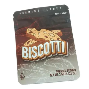 Premium Mylar Bags - Biscotti - 10cm x 12.8cm (Pack of 12)
