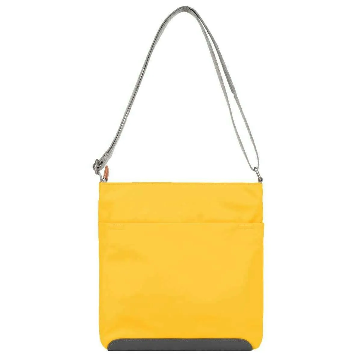 Roka Kennington B Medium Recycled Nylon Crossbody Bag - Saffron Yellow