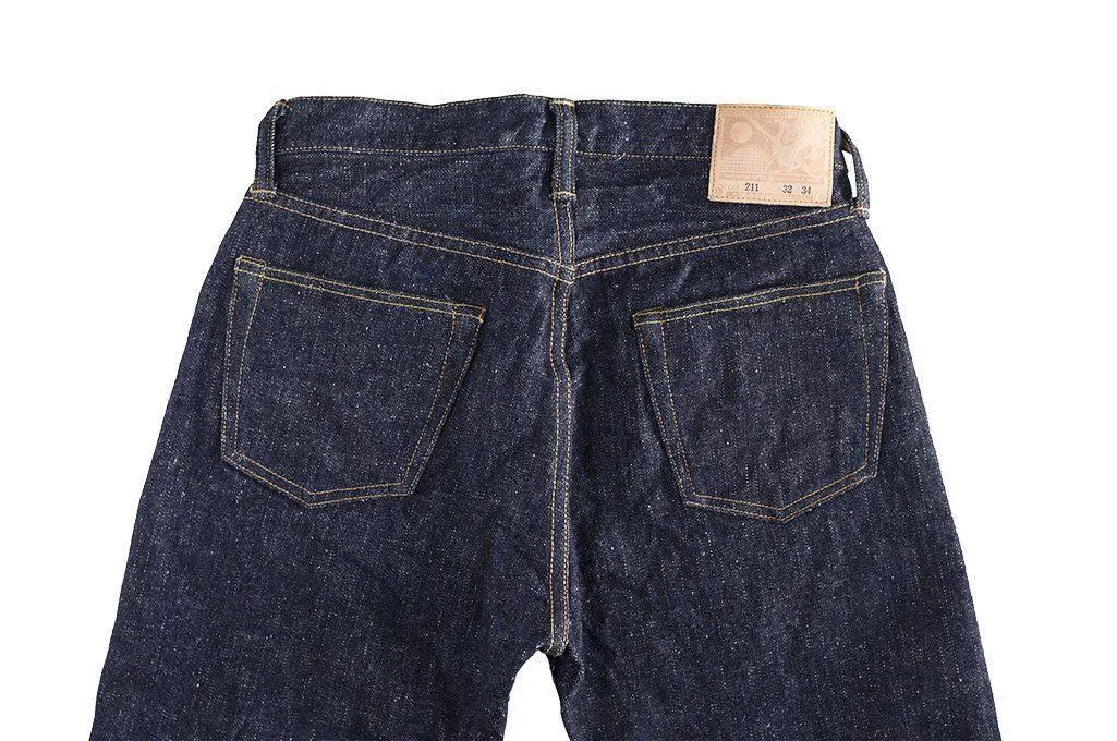 SAMURAI JEANS - S211VX "Benkei" 17oz Selvedge Denim - Relaxed Tapered Fit One Wash